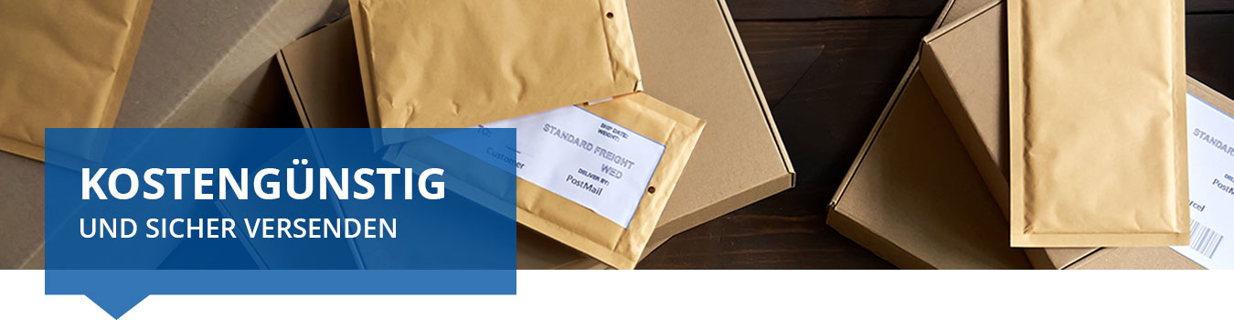 Kostengünstig und sicher versenden Kostengünstig und sicher versenden