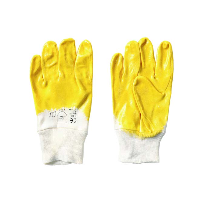 Nitril-Handschuhe "Strickbund" Größe 10