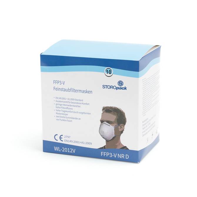 Atemschutzmaske FFP3-V -vorgeformt-