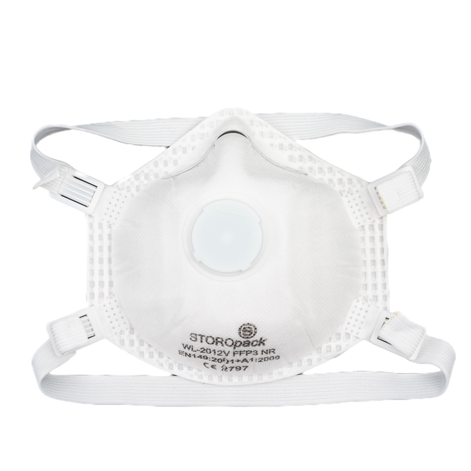 Atemschutzmaske FFP3-V - mit Ausatemventil - vorgeformt