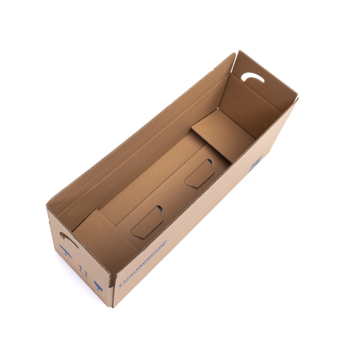 Eurostandard-Karton 574x179x163mm Fefco 0216 Innenansicht