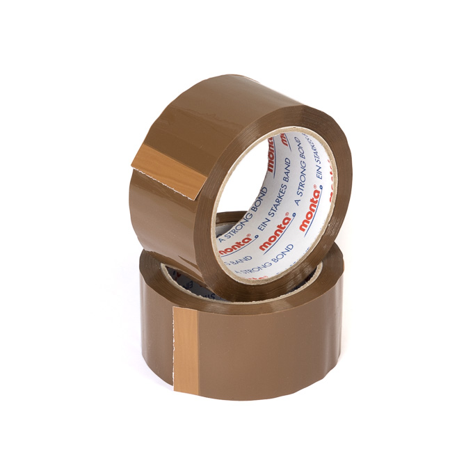 PP-Klebeband Monta 610 50mm 66lfm braun