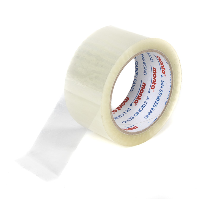 PP-Klebeband Monta 610 50mm 66lfm transparent PP-Klebeband Monta 610 50mm 66lfm transparent