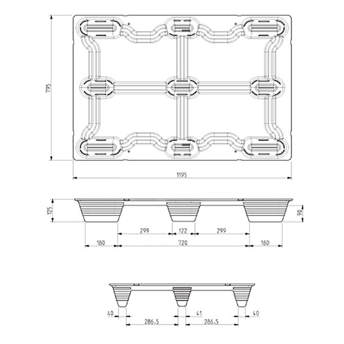 INKA-Paletten  600kg 0800x1200mm     F85