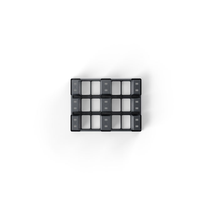 Kunststoffpalette 800x600x120mm 500kg