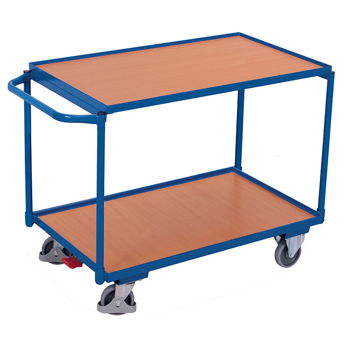 Tischwagen <em class="search-results-highlight">mit</em> 2 Ladeflächen 985x590mm Traglast 250kg Tischwagen <em class="search-results-highlight">mit</em> 2 Ladeflächen 985x590mm Traglast 250kg