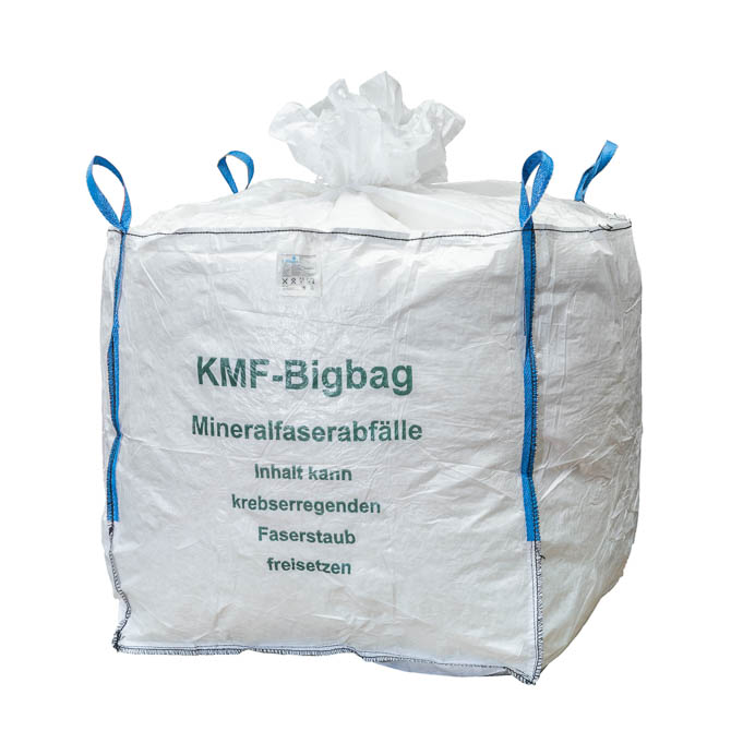 Bigbag MIWO 135x135x130cm 2,4 cbm Inhalt - SWL 250 kg - KMF-Hinweis