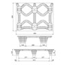 INKA-Paletten 1000kg 0600x0800mm F64S Technische Zeichnung