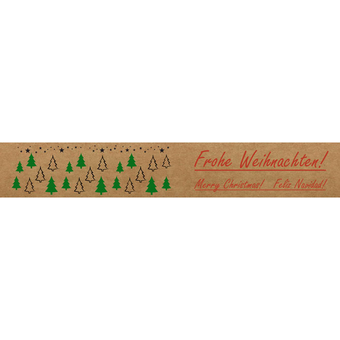 Papierklebeband 50mm 50lfm Weihnachten