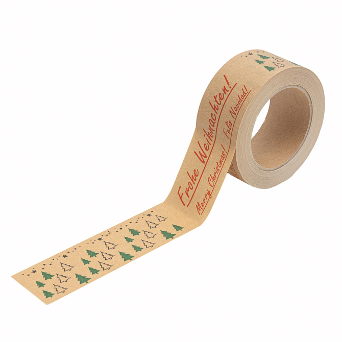 Papierklebeband 50mm 50lfm Weihnachten