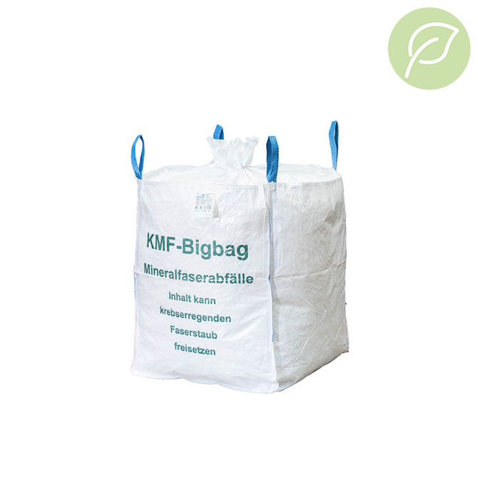 Bigbag MIWO 90x90x110cm 0,9 cbm Inhalt - KMF-Hinweis -recycled PP-
