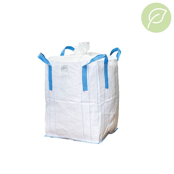 Bigbag 90x90x115cm SCHAL mit Auslaufstutzen -recycled PP-