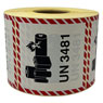 Gefahrgut Etikette UN3481 Batterie