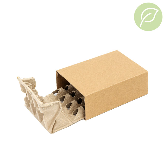 Schiebeschachtel 200x142x63mm Fefco 0509 mit Fasergussform Schiebeschachtel 200x142x63mm Fefco 0509 mit Fasergussform