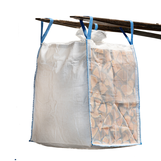 Bigbag-Holz hängend