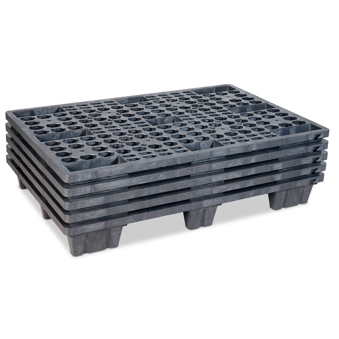 KU-Stapelpalette 800x1200x140 mm durchbr