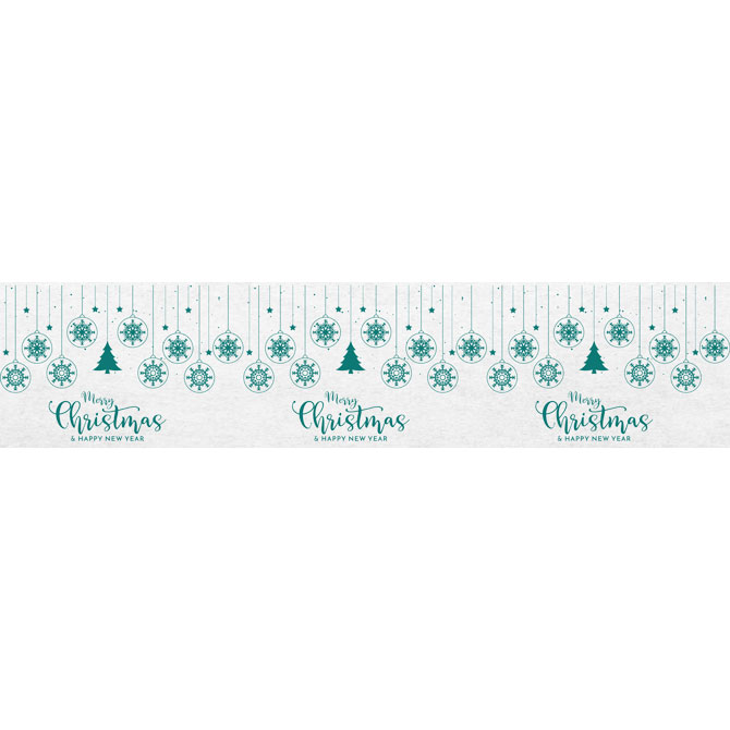Papierklebeband 50mm 50lfm weiß Merry Christmas Papierklebeband 50mm 50lfm weiß Merry Christmas