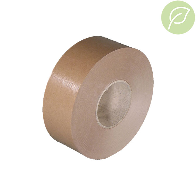Nassklebeband 90g/m² 70mmx800lfm braun unverstärkt  Nassklebeband 90g/m² 70mmx800lfm braun unverstärkt