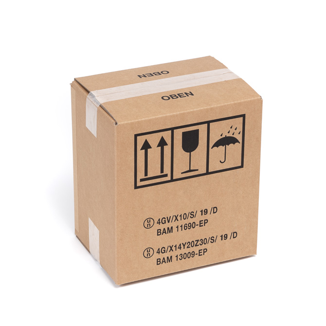 Gefahrgutkarton 275x195x300mm Fefco 0201 2.80BC GV20 Gefahrgutkarton 275x195x300mm Fefco 0201 2.80BC GV20