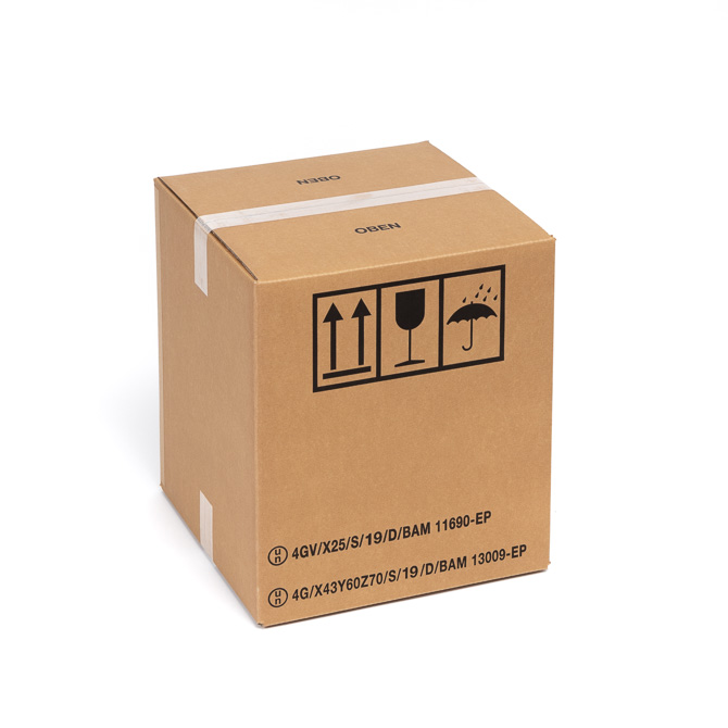 Gefahrgutkarton 430x310x300mm Fefco 0201 2.80BC GV60 Gefahrgutkarton 430x310x300mm Fefco 0201 2.80BC GV60