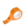 PVC-Klebeband 50mm 66lfm oran. -Vorsicht
