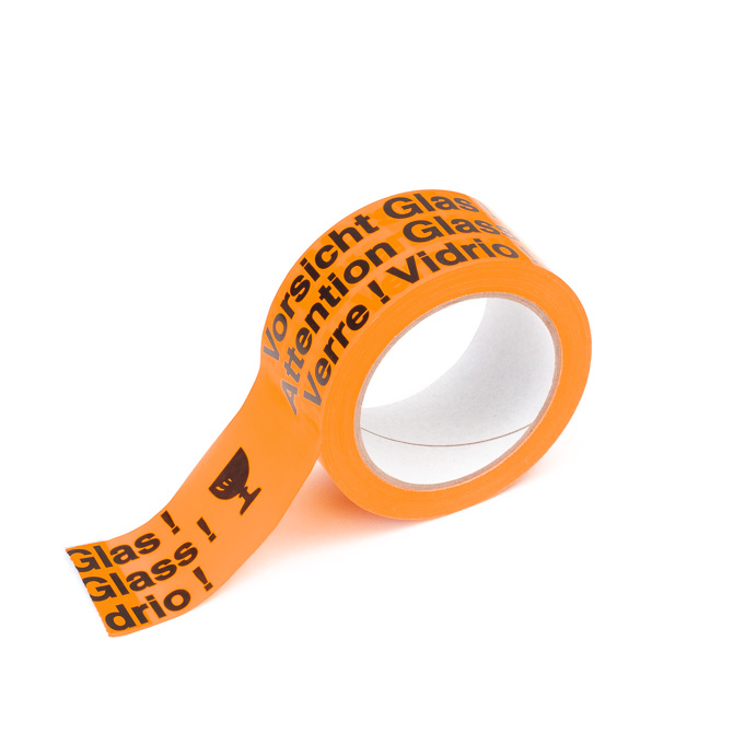 PVC-Klebeband 50mm 66lfm oran. -Vorsicht PVC-Klebeband 50mm 66lfm oran. -Vorsicht