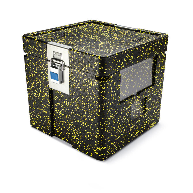 Reusable System Clinic Line 15-25°C, 10 Liter, yellow dotted