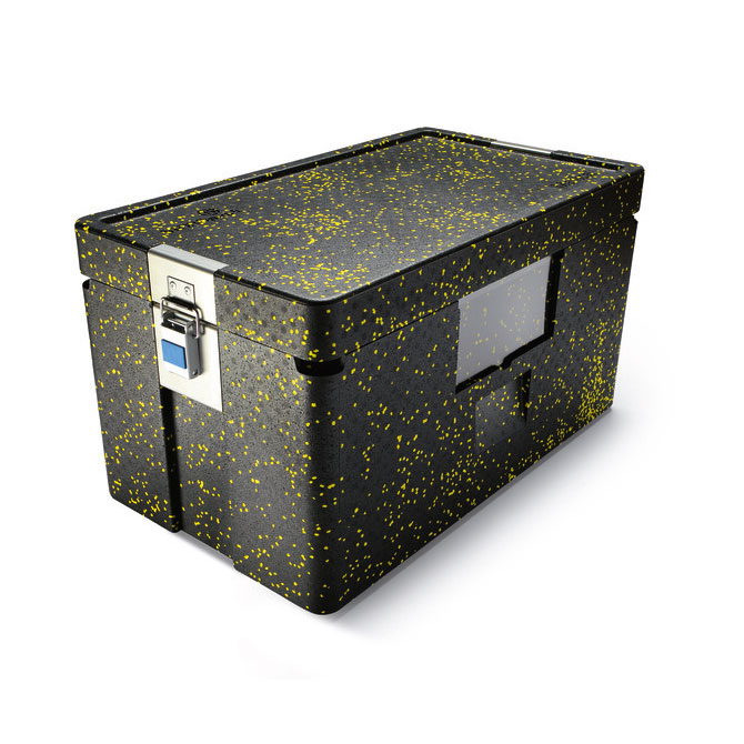 Reusable System Clinic Line 2-8°C, 24 Liter, yellow dotted