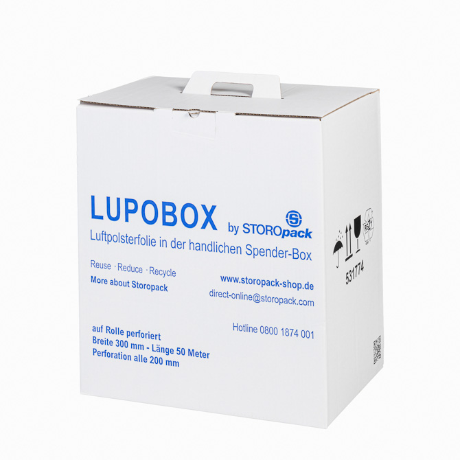 Luftpolsterfolie-Box 30cm x 50m