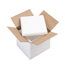 Isolierbox aus rEPS mit Deckel 3,5 l, "217" + Umkarton