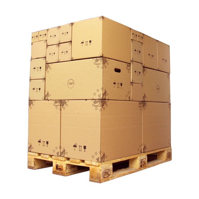 Palettenoptimierte Kartons Palettenoptimierte Kartons
