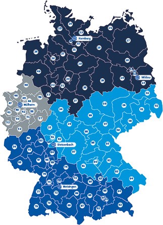 Storopack-Standorte in Deutschland