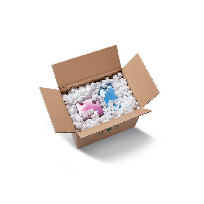 Verpackungschips Pelaspan white Anwendung