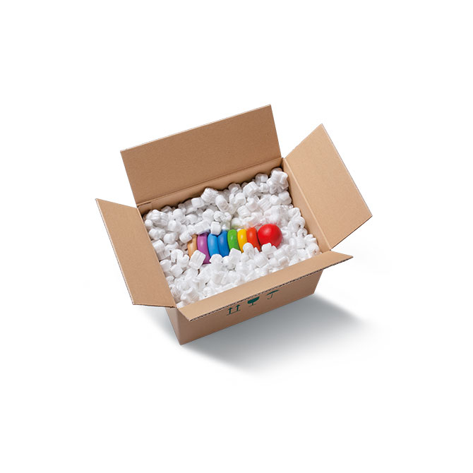 Verpackungschips Pelaspan white Anwendung