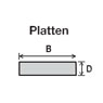 Wellpapp-Platten 145x95x28mm Base