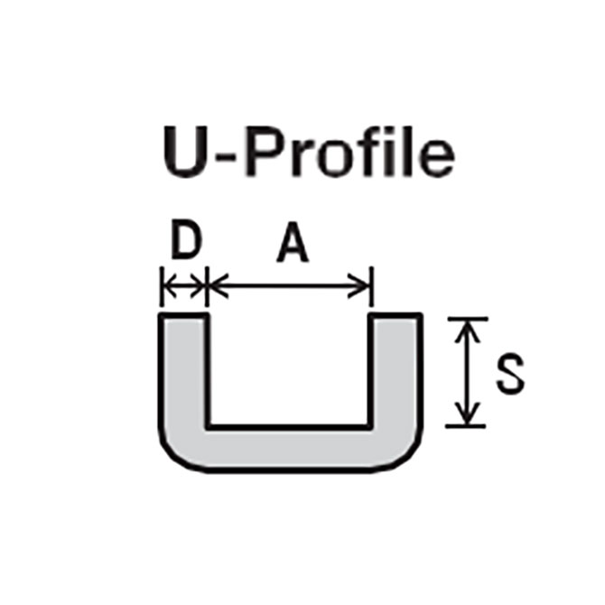 Wellpapp-U-Profil 120x60x28mm Base