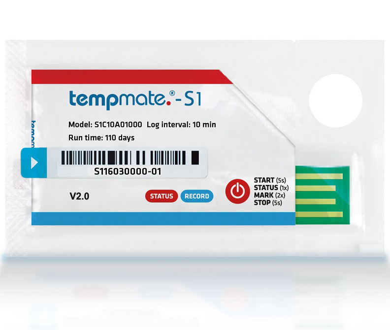 Temperatur Datenlogger (Einweg) tempmate.®-S1 V2.0 