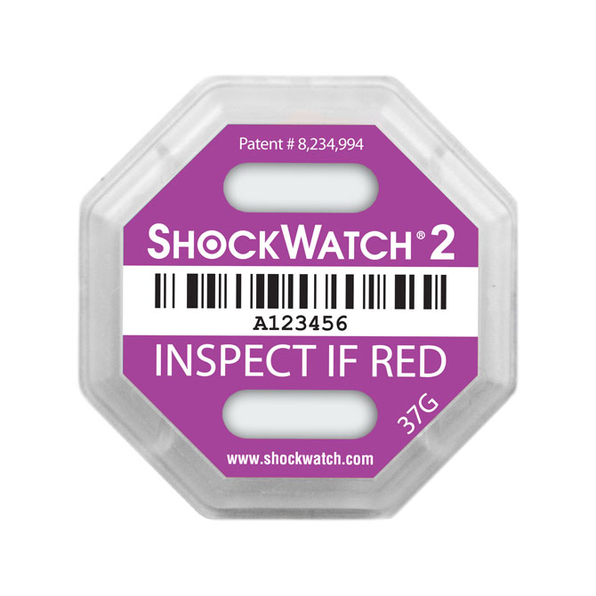 Shockwatch 2 m. Label lila 37g/50ms