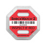 Shockwatch 2 m. Label rot 50g/50ms