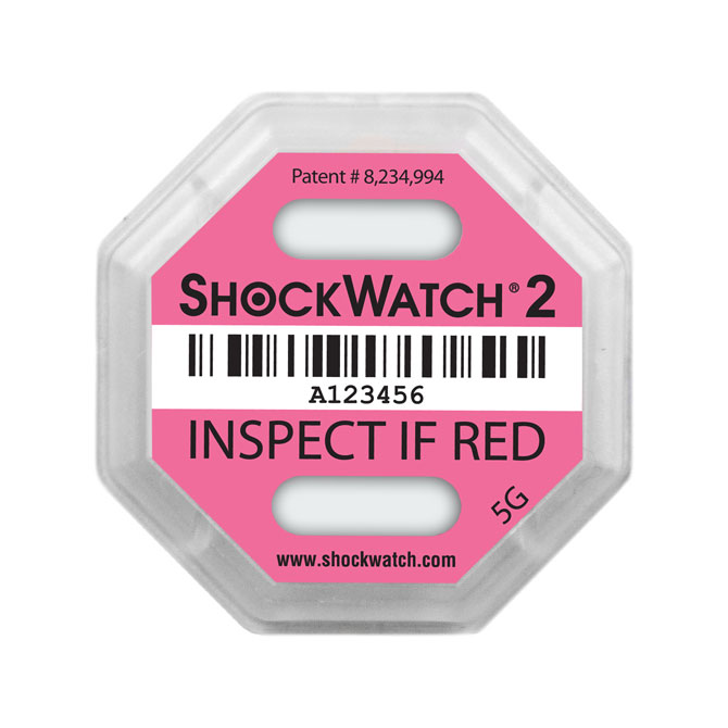 Shockwatch 2 mit Label pink 5g/50ms Shockwatch 2 mit Label pink 5g/50ms