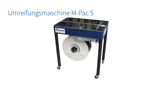 Halbautomatische Umreifungsmaschine  M-Pac 5