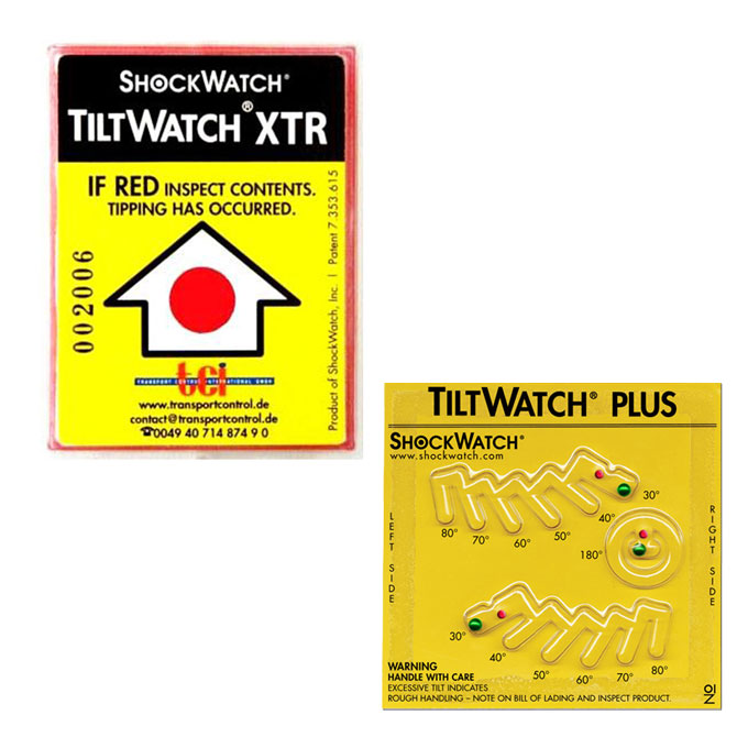 Kippindikatoren Tiltwatch Plus und XTR Kippindikatoren Tiltwatch Plus und XTR