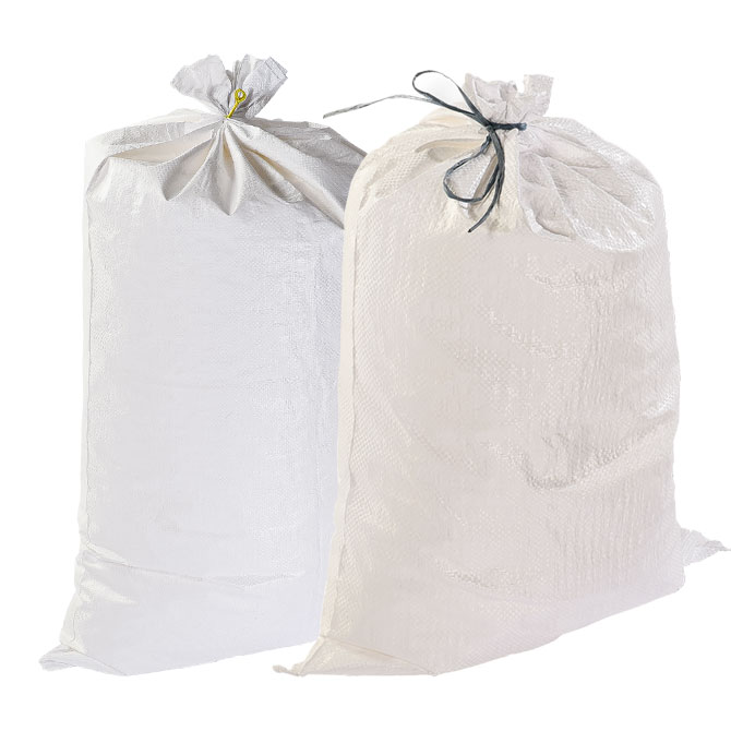 Sandsäcke und neutrale Bändchengewebesäcke 